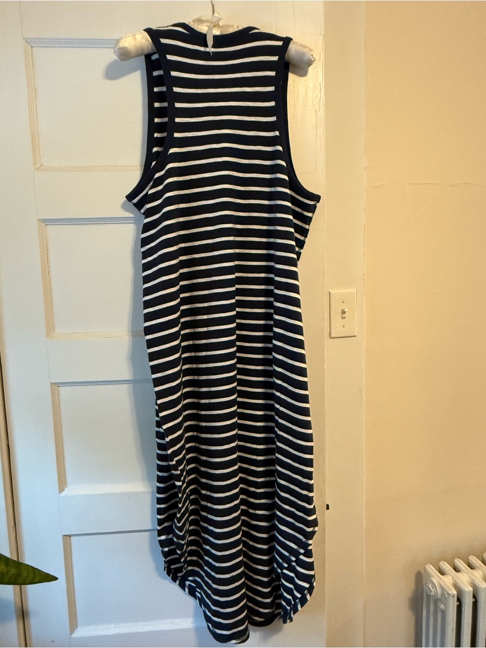NWT Natural Reflections Tankdress Summer Navy Stripe Dress size XL Peacoat - Picture 3 of 8